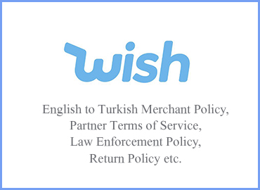 English to Turkish translation of legal contracts, policies, rules and guidelines